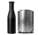 Coalcatcher with Shisha Turbine Neo Brushed Stainless Steel - Silver