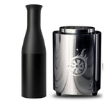 Coalcatcher with Shisha Turbine Neo Polished Stainless Steel