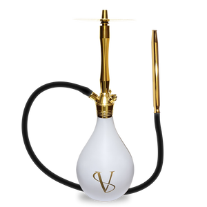 Savacco SV-M Hookah - White Gold